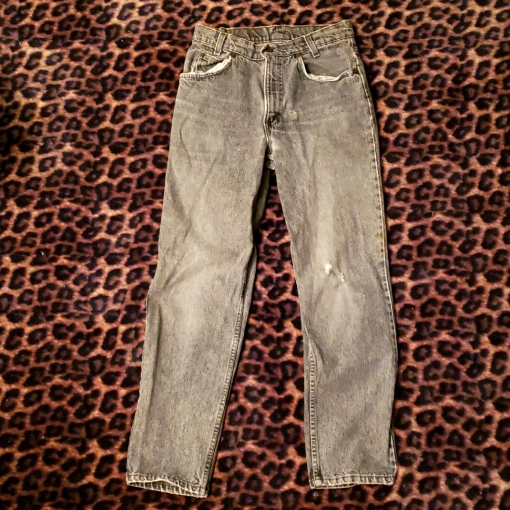Vintage Levi's 517 Faded Black Jeans